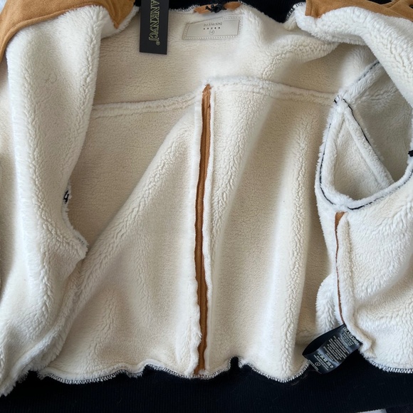 NWT - [Blank NYC] Women’s Varsity Jacket Faux Suede Bomber, Size M - Picture 8 of 11